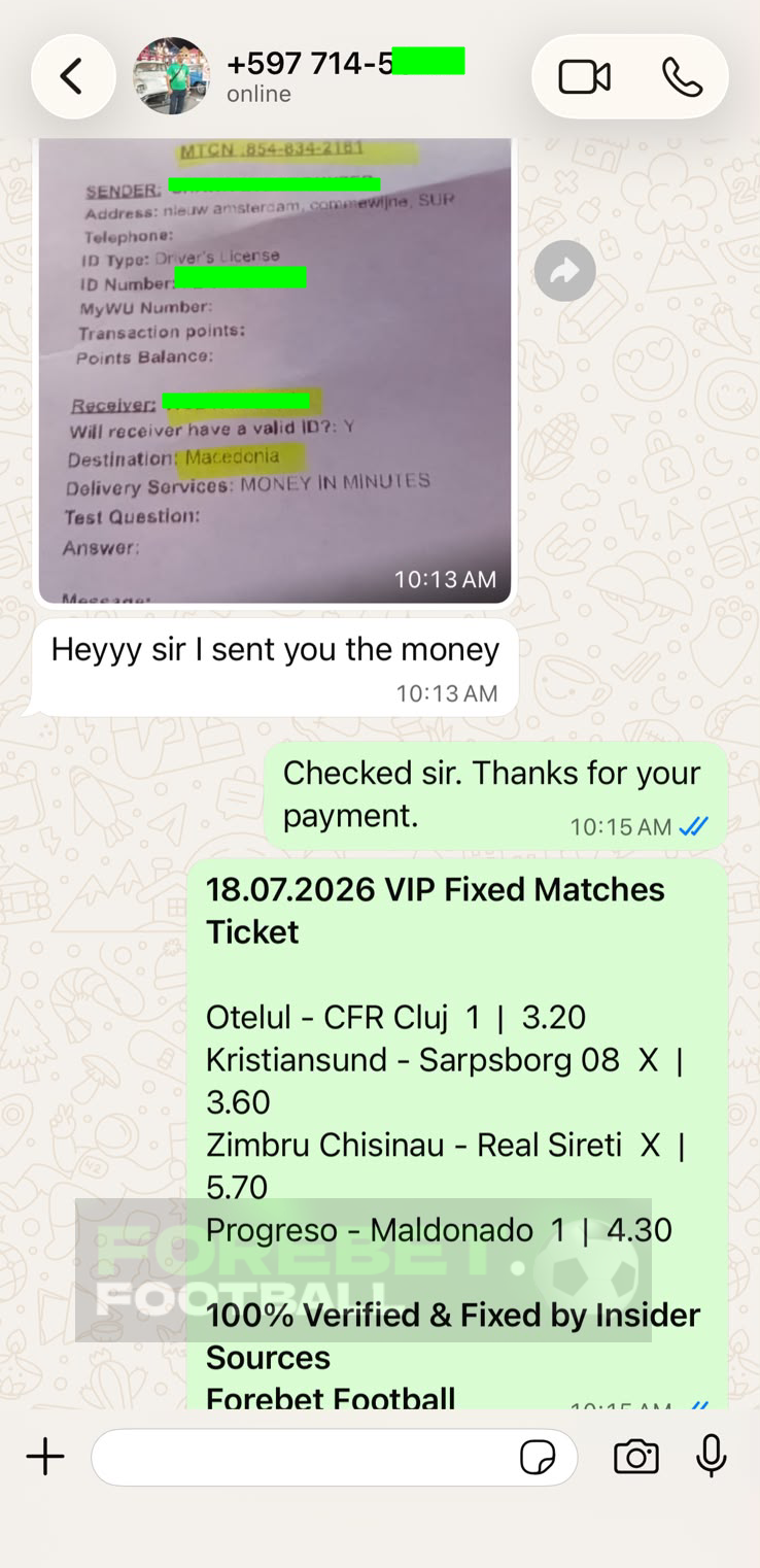 forebet fixed matches 1x2 18.07.2026