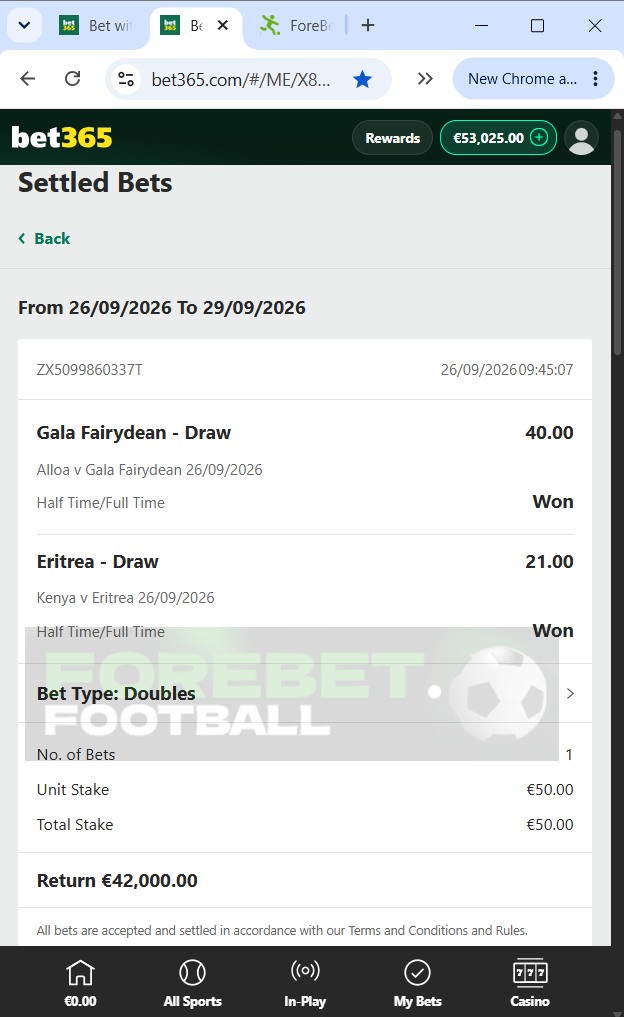 ht ft pick fixed matches 26.09.2026